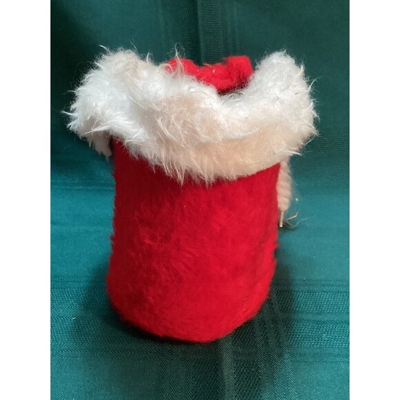 Vintage 1960s Santa's Red Christmas Boot Cloth Decoration To Fill With Goodies - Picture 5 of 10